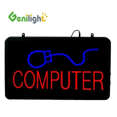 56*33 см RGB размер панели Genilight Внутренний светодиодный открытый свет Знак для интернет-магазина