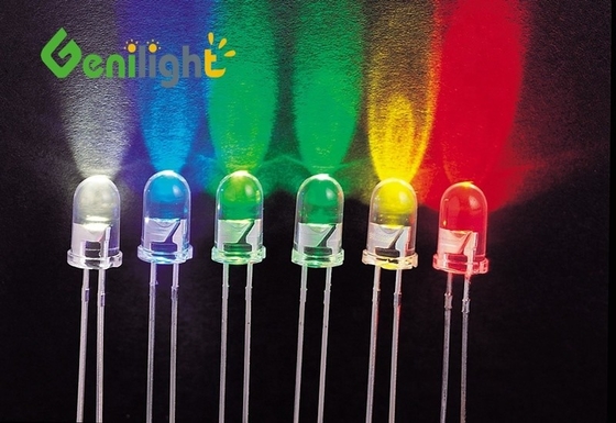 5 мм круглый диод Genilight 8 мм F8 LED Стандарт прозрачные электронные компоненты