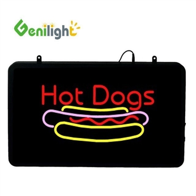 Сертификат питания ABS Open-Mold BURGERS KEBABS LED Sign для индивидуального размера и цвета
