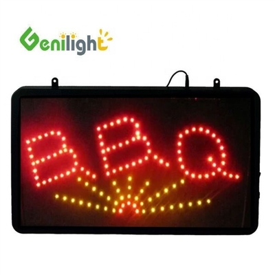 Сертификат питания ABS Open-Mold BURGERS KEBABS LED Sign для индивидуального размера и цвета