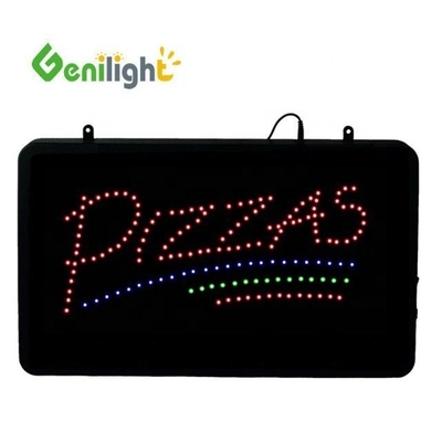 Специализированный Genilight 22 * 13 дюймов CE RoHS акриловой пиццы по ломтику LED неоновый открытый знак