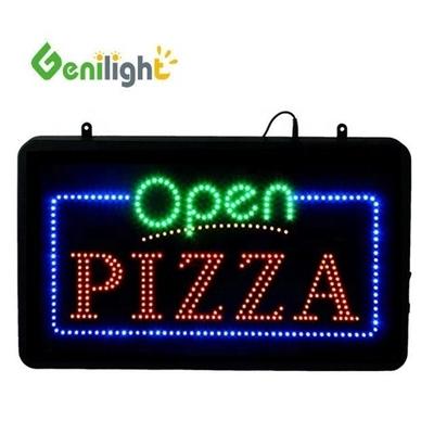 Специализированный Genilight 22 * 13 дюймов CE RoHS акриловой пиццы по ломтику LED неоновый открытый знак