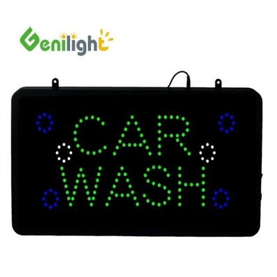 Мигающая анимация Genilight 22 * 13 дюймовый светодиодный открытый неоновый знак идеально подходит для пользовательского брендинга