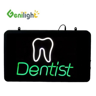 Genilight Indoor 56*33cm LED Open Sign Высокая яркость Низкое напряжение для стоматологической рекламы