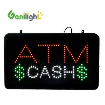 Genilight 22 * 13 дюймов Супер яркость светодиодная проверка наличные письмо неоновый открытый знак для помещений
