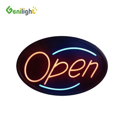 Наружный неоновый свет на заказ LED открытый знак с материалом ABS и 3 видами функции изменения