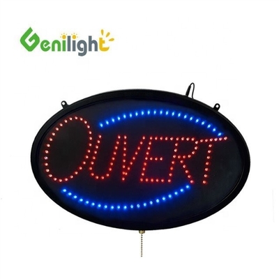 Наружный неоновый свет на заказ LED открытый знак с материалом ABS и 3 видами функции изменения