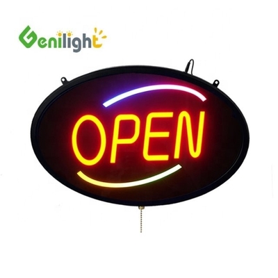 Наружный неоновый свет на заказ LED открытый знак с материалом ABS и 3 видами функции изменения