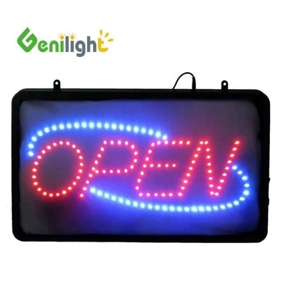 Настройка легко висящих светодиодных светильников Flex Neon Sign OPEN для рекламы разрешение пикселя