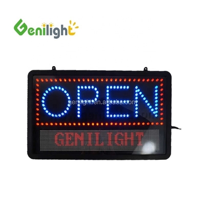 Настройка легко висящих светодиодных светильников Flex Neon Sign OPEN для рекламы разрешение пикселя