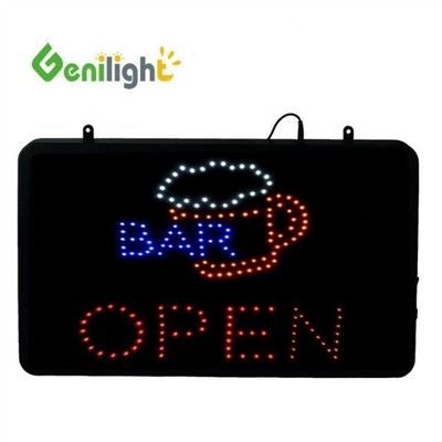 CE ROHS сертифицированный LED кафе освещенный рекламный неоновый знак с анимационным дисплеем