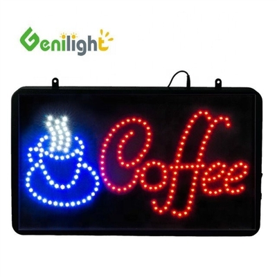 Genilight Indoor 22*13inch LED Cafe Open Sign с энергосбережением и функцией SDK