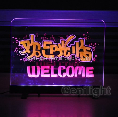 Настраиваемая RGB SMD5050 светодиодная магнитная таблица для интерактивной рекламы