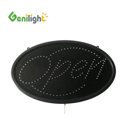 ODM Custom Oval Led OPEN Light Neon Sign с высоким разрешением