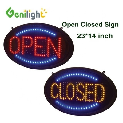 ODM Custom Oval Led OPEN Light Neon Sign с высоким разрешением