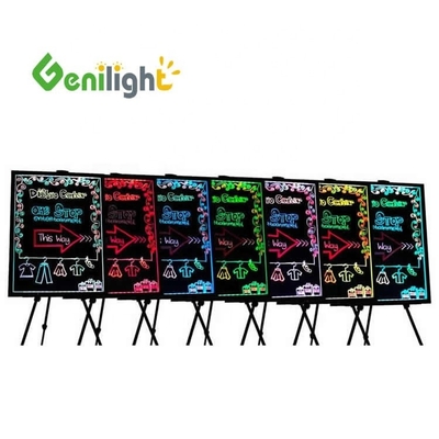 OEM Flashing Stand Billboard Glowing Drawing LED Writing Board Полная цветовая доска сообщений