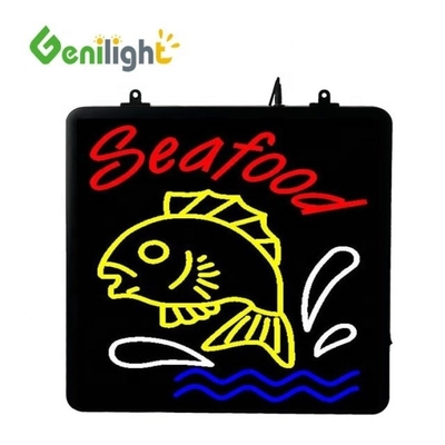 56*33 см DC12V Genilight Flash Edge Рекламный светодиодный открытый знак для магазина жареной курицы