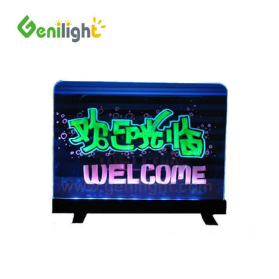 Внутренний мини RGB прозрачный светодиодный письменный стол размер 20 * 30 см для дисплея магазина