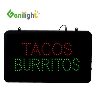 Genilight 22 * 13 дюймовый CE RoHS мигающий светодиодный неоновый знак для фотостудии прямоугольная форма
