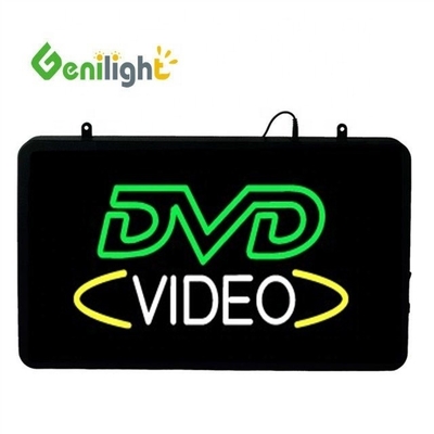 Genilight 22*13 дюймов CE RoHS DVD Рекламные световые ящики Неонный знак