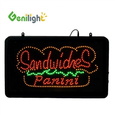 OEM сенсорный экран LED неоновый массаж ног Открытый знак с анимацией и включением / выключением