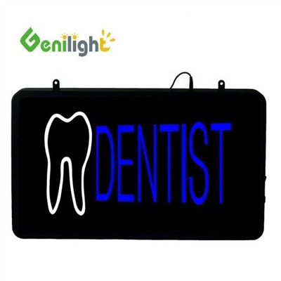 ABS Open-Mold Genilight Oval 58*36cm LED Neon Open Sign с логотипом зуба