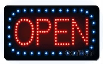 CE RoHS LVD Power Certificate Hanging Chain Sign Board для внутренних светодиодных открытых знаков