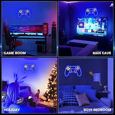 Игровой планшет Форма светодиодного знака Светодиод для декорации игрового зала 41 * 26,5 см Потребление энергии