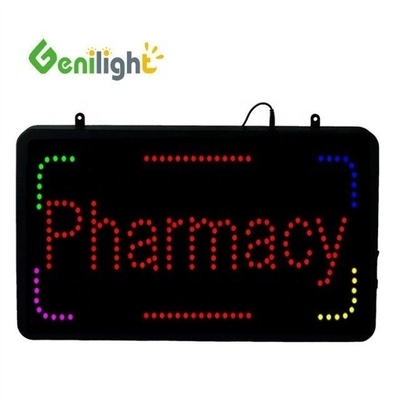 Genilight Внутренние светодиодные открытые знаки аптеки с 56 * 33 дюймовой панелью