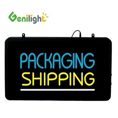 Genilight 22 * 13 дюймовый CE RoHS настраиваемый акриловый светодиодный неоновый знак Выделяйтесь из толпы