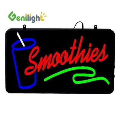 56 * 33 дюймовый размер панели Genilight LED NEON OPEN Sign идеально подходит для рекламы в помещениях
