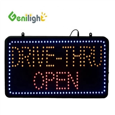 Genilight Indoor 56*33cm Высокояркий и низковольтный светодиодный открытый знак с функцией RGB
