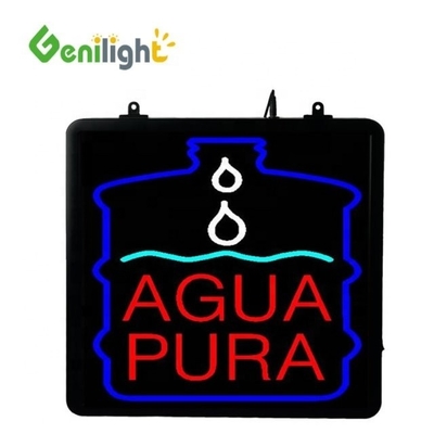 Контрастный коэффициент Genilight Indoor 22*13inch LED Cafe Open Sign с энергосбережением