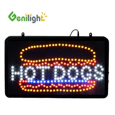 Контрастный коэффициент Genilight Indoor 22*13inch LED Cafe Open Sign с энергосбережением