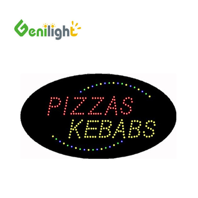 Genilight Indoor 56*33cm Рекламный кебаб с светодиодной табличкой с ABS Open-Mold Outframe