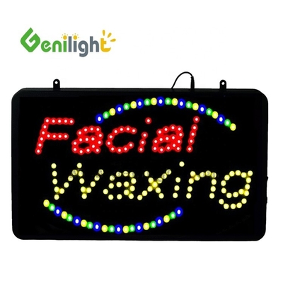 22 * 13 дюймовый DC12V Genilight Внутренний ваксинг Анимированный светодиодный знак для рекламы безопасного напряжения