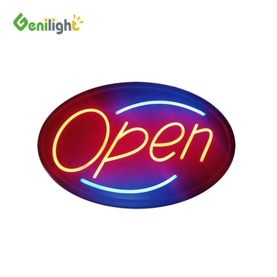 Цветные Genilight Открытый знак Неон LED Бизнес Анимационные рекламные экраны Панель 56 * 33 см