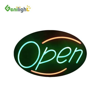 Цветные Genilight Открытый знак Неон LED Бизнес Анимационные рекламные экраны Панель 56 * 33 см