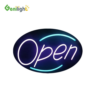 Цветные Genilight Открытый знак Неон LED Бизнес Анимационные рекламные экраны Панель 56 * 33 см