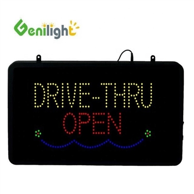 22*13 дюймов CE и RoHS Genilight Внутренний RGB освещенный Drive Thru Coffee Neon Открытый знак