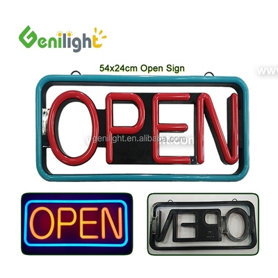 Мод мигающей анимации Genilight 56*33 см Полноцветный электронный светодиодный неоновый открытый знак