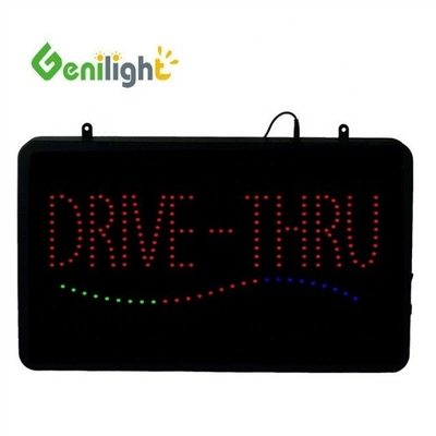 22*13 дюймов CE и RoHS Genilight Внутренний RGB освещенный Drive Thru Coffee Neon Открытый знак
