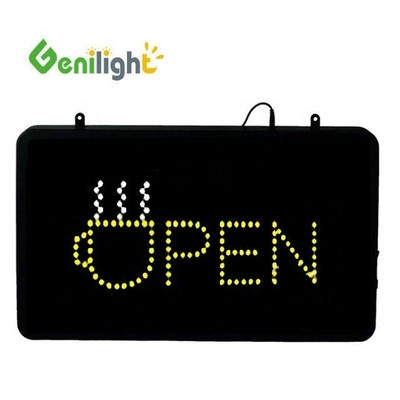 Цветная 12В акриловая панель LED для кафе Открытый знак от Genilight
