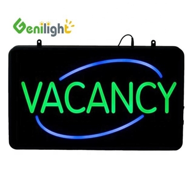 CE RoHS Indoor 56*33cm Genilight No Vacancy Flash LED Open Sign Программируемый светодиодный знак