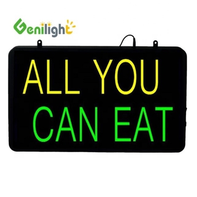 CE RoHS Indoor 56*33cm Genilight No Vacancy Flash LED Open Sign Программируемый светодиодный знак