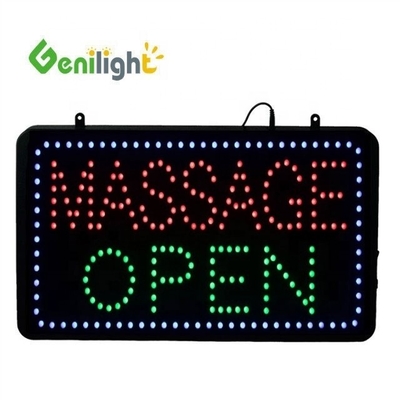 CE RoHS Indoor 56*33cm Genilight No Vacancy Flash LED Open Sign Программируемый светодиодный знак