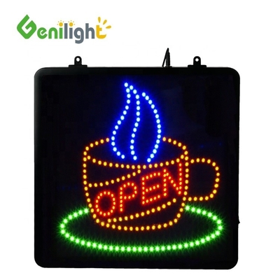 Genilight LED Открытый знак для кофе 53*45 см Размер экрана CE RoHS LVD сертифицирован
