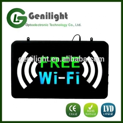 Полный цвет WIFI HOT SPOT LED Открытый знак, разработанный с 5 мм суперярким светодиодом по лучшей цене