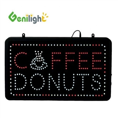 Genilight 56*33cm Электронный DC12V пончики Анимированный светодиодный неоновый знак для десертного магазина