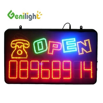 Genilight Indoor 22*13inch DC12v OPEN 24 часа светодиодный световой знак